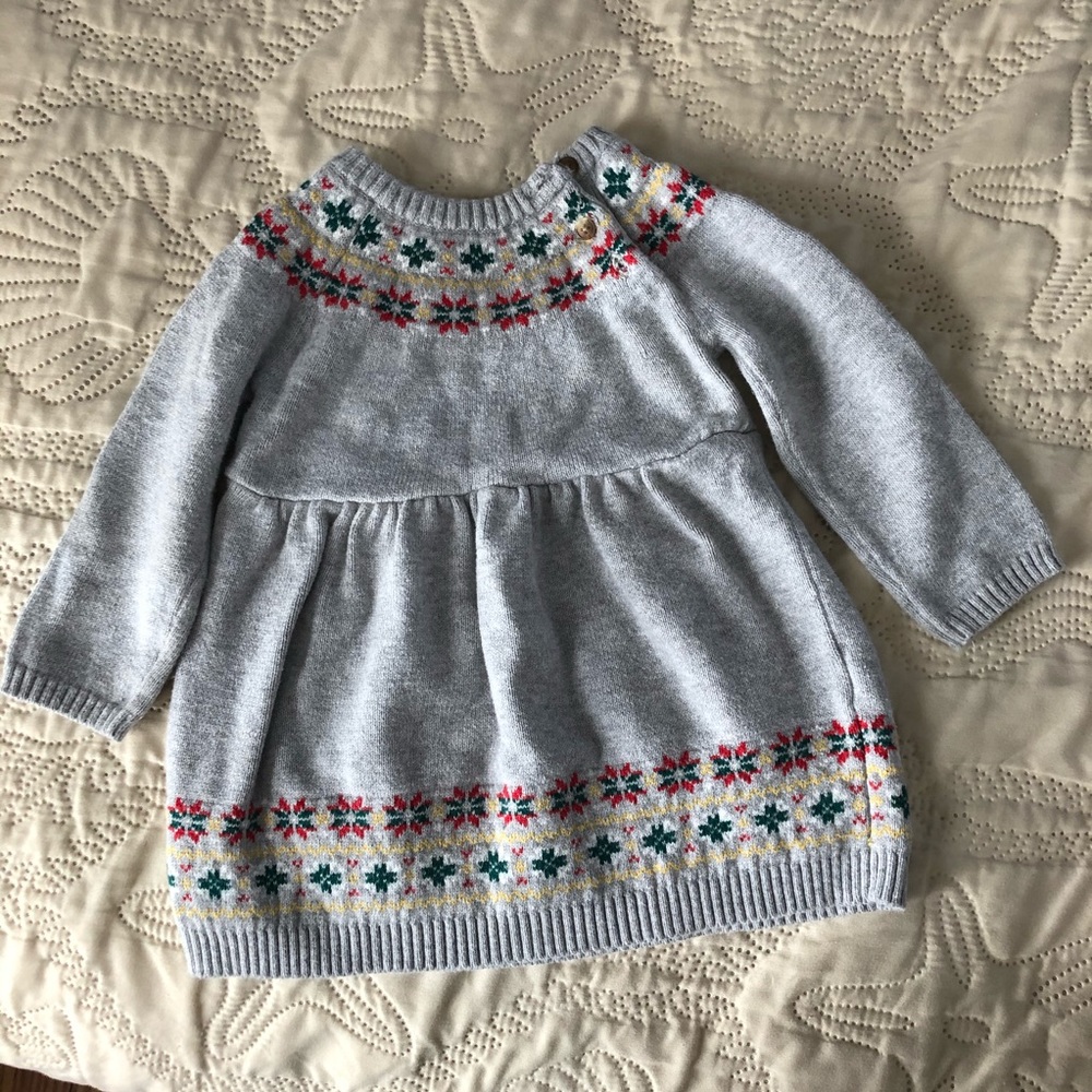 Baby girl sweater dress❄️